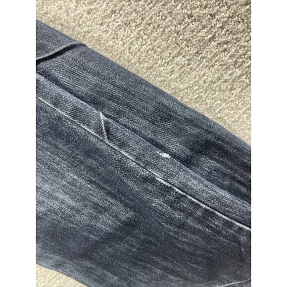 Vintage Karl Kani Jeans Patchwork Denim Baggy Hip Hop USA Men’s Read* - Picture 15 of 16